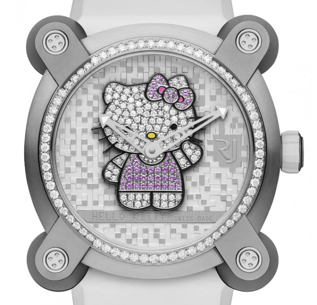 Часы Romain Jerome Moon Invader Hello Kitty Diamond Limited Edition UNWORN