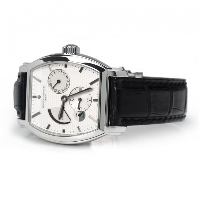 Часы Vacheron Constantin Malte Royal Eagle Dual Time White Gold Silver Dial