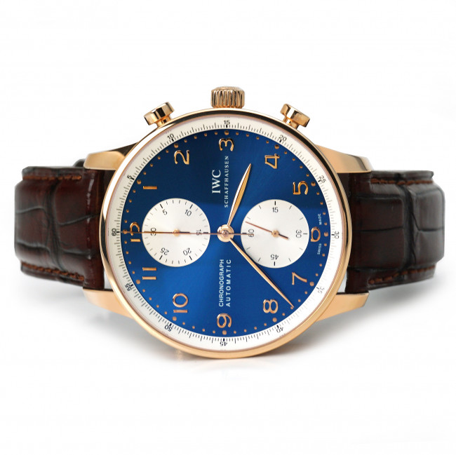 Часы IWC Portugieser Chronograph Bucherer Blue Edition