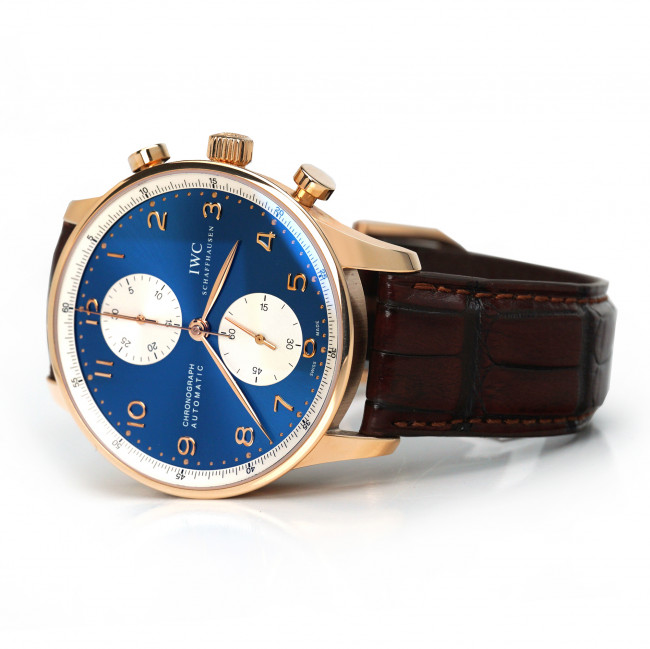 Часы IWC Portugieser Chronograph Bucherer Blue Edition