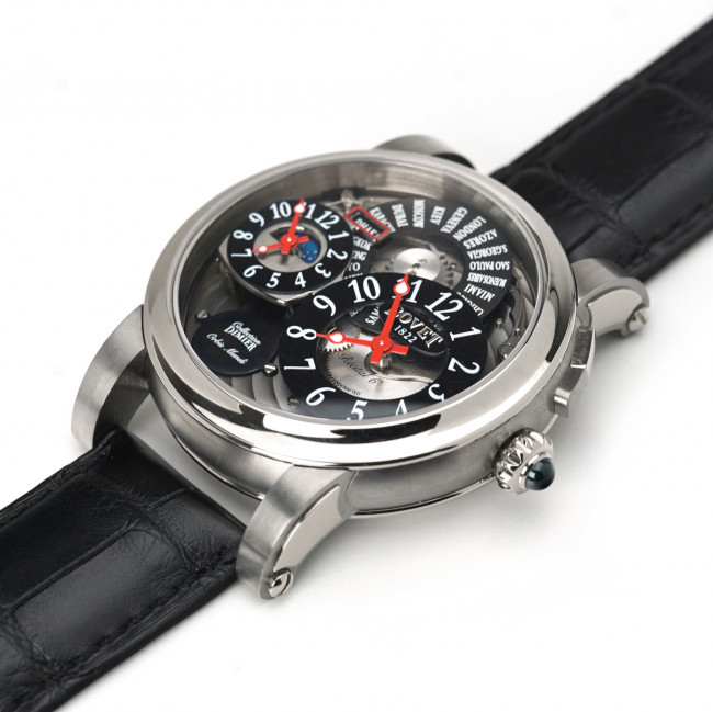 Часы Bovet Dimier Recital 6 Orbis Mundi Titanium White Gold