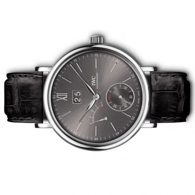 Часы IWC Portofino Hand Wound Eight Days Grey Dial UNWORN