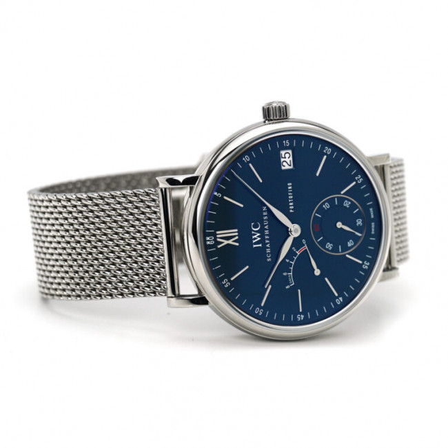 Часы IWC Portofino Hand Wound Eight Days Blue Dial UNWORN