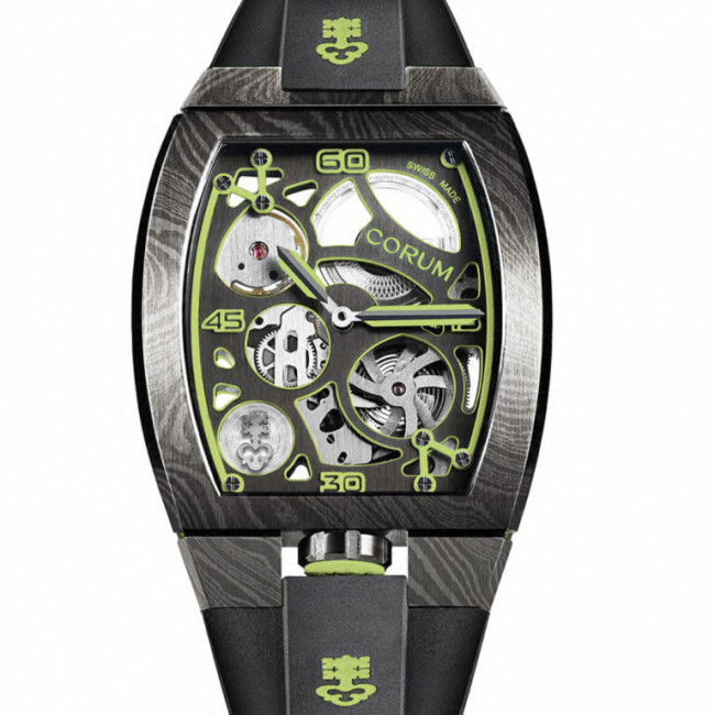 Часы Corum Lab 01 Damascus Steel Green UNWORN